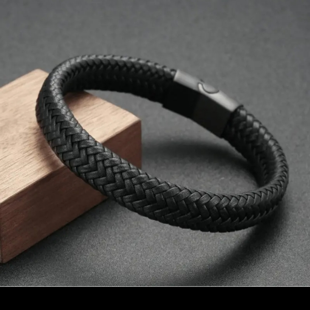 Mens Vintage Leather Bracelet